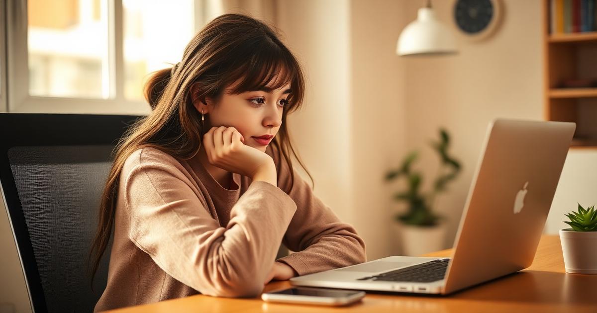 Étudiante à son bureau reprenant le contrôle de son organisation — coaching apprentissage Paris