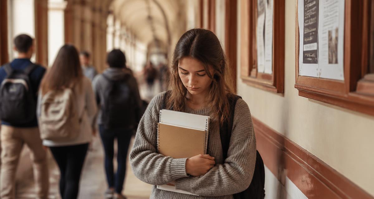 Étudiante à son bureau reprenant le contrôle de son organisation — coaching apprentissage Paris